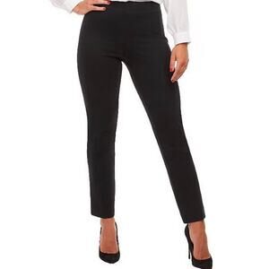 Spanx smooth Perfect Fit Ponte Slim Straight Pants in Black Women's L Careerwear